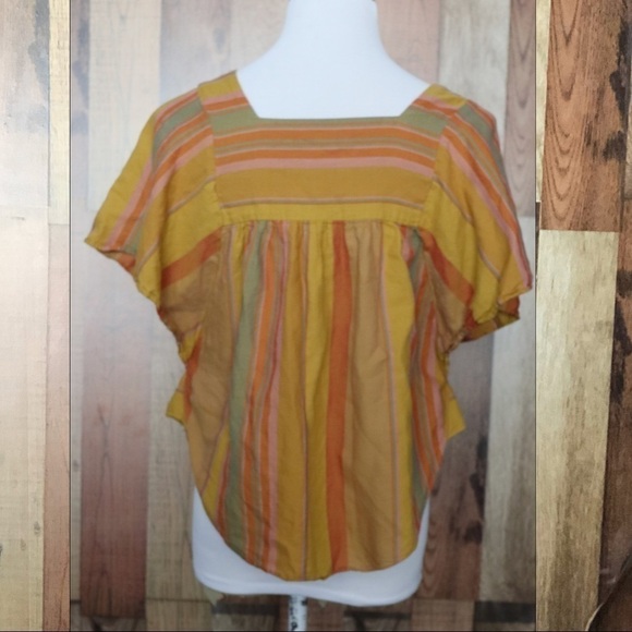 Madewell striped butterfly top xs - Picture 3 of 8